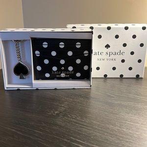 Kate spade wallet with purse charm NWT